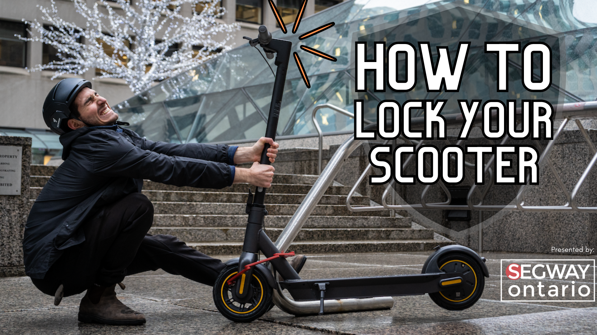 Electric scooter deals lock