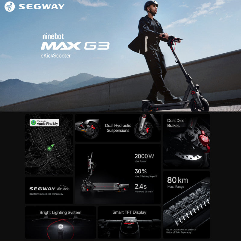 Segway-Ninebot MAX G3 Electric Kickscooter