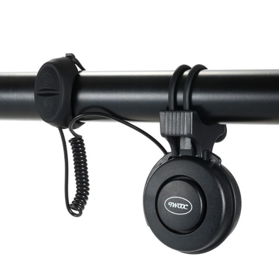Horn for Segway-Ninebot electric kickscooters. Even louder than a bell to notify pedestrians, cyclists, and vehicles of where you are at all times. On the handlebar.
