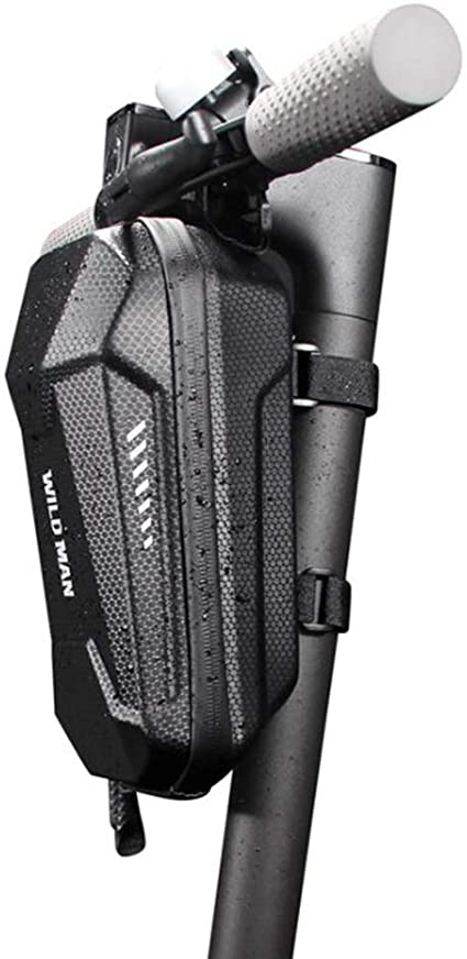 Electric Kick Scooter Storage Bag, Scooter Handlebar Bag, Waterproof Durable EVA Front Hanging Bag for Segway Ninebot ES ES1/ES2/ES3/ES4 Max G30 and LP Fit for Wallet Glass Carrying Charger Tools Repair Tools