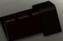 Extended trolley bar stopper (black)