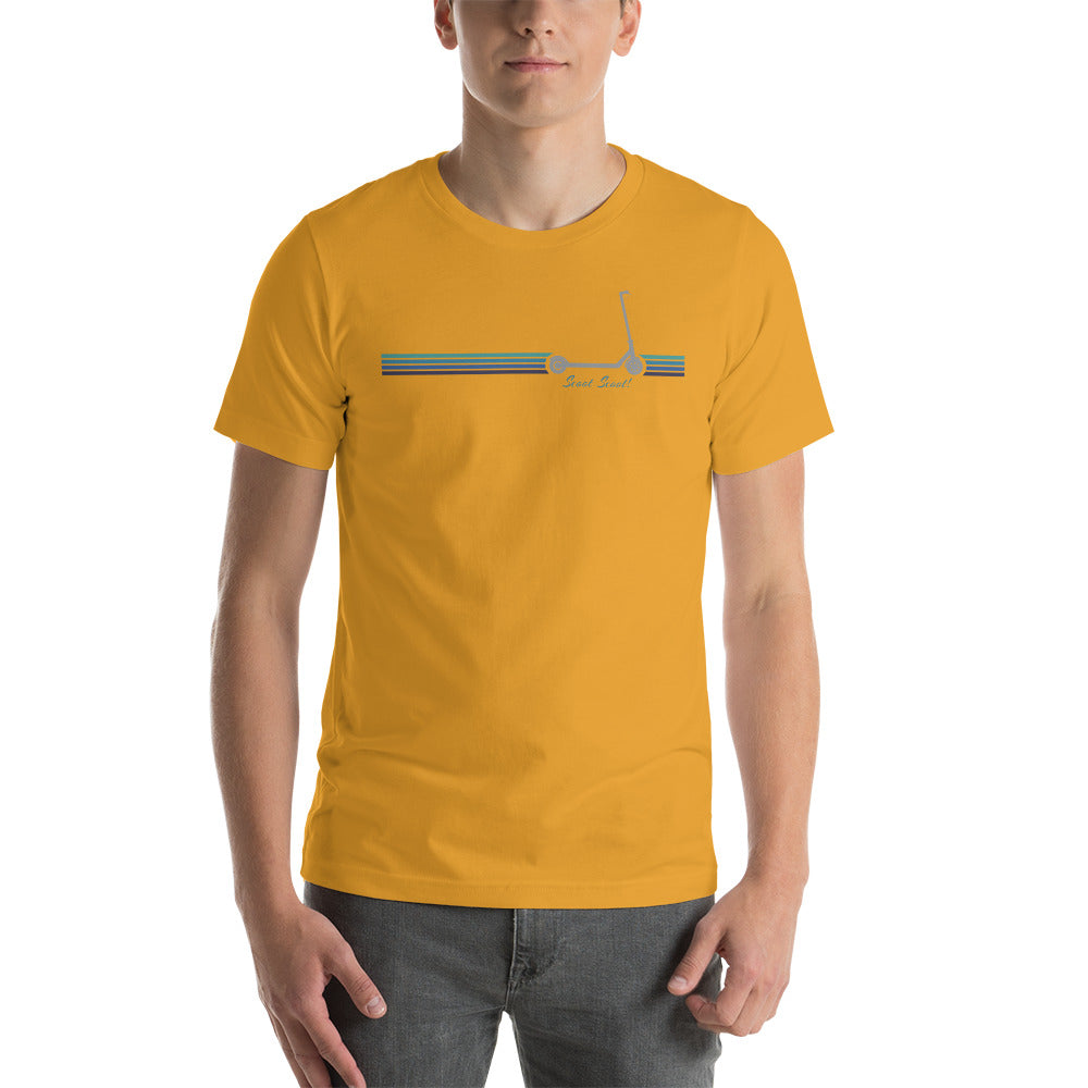 Kickscooter Scoot Scoot Blue Stripe - Unisex Tee