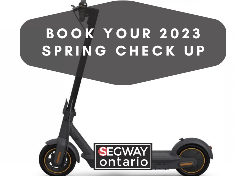 Book Your Electric Scooter’s Spring Check Up