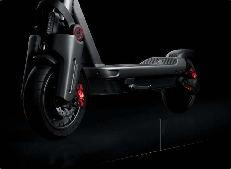 Refurbished (Excellent) - Segway Ninebot KickScooter MAX G3 Electric Scooter (2000W Motor / 80km Range / 45km/h Top Speed) - Black/Red