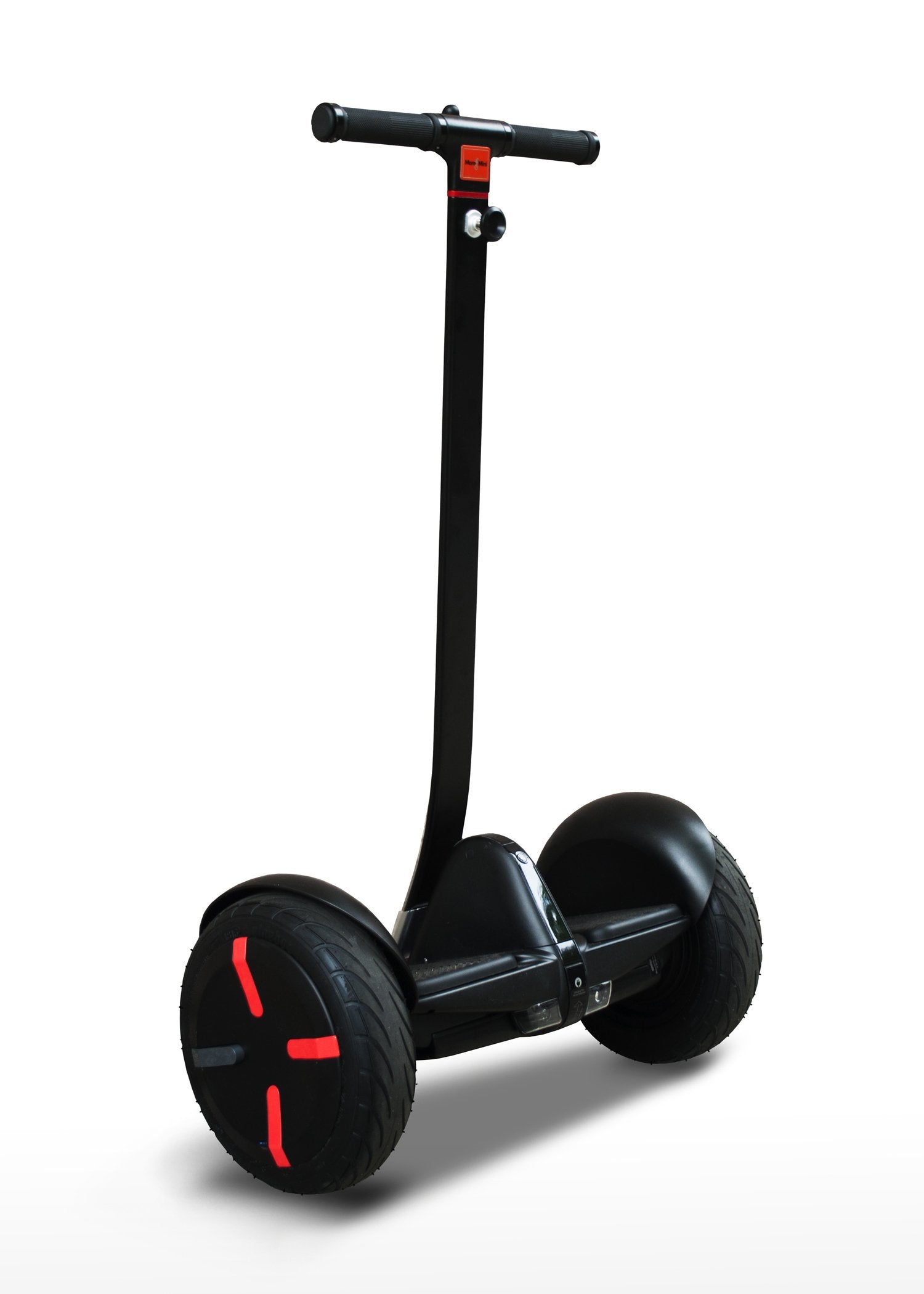 Height Adjustable Handlebar Kit for the MiniPro and Ninebot S. Handlebar attached to the Ninebot Minipro self-balancing hover board scooter.