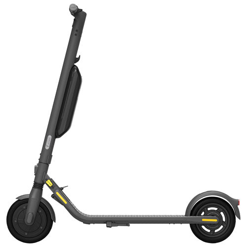 Segway Ninebot E45 electric kickscooter in Toronto, Ontario Canada. Mid-range e-scooter with an external battery for added range.