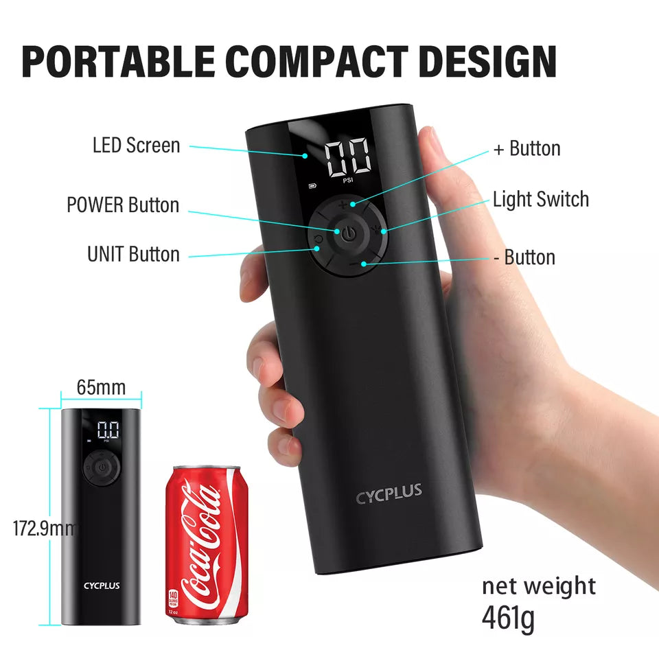 CYCPLUS Digital USB Air Pump